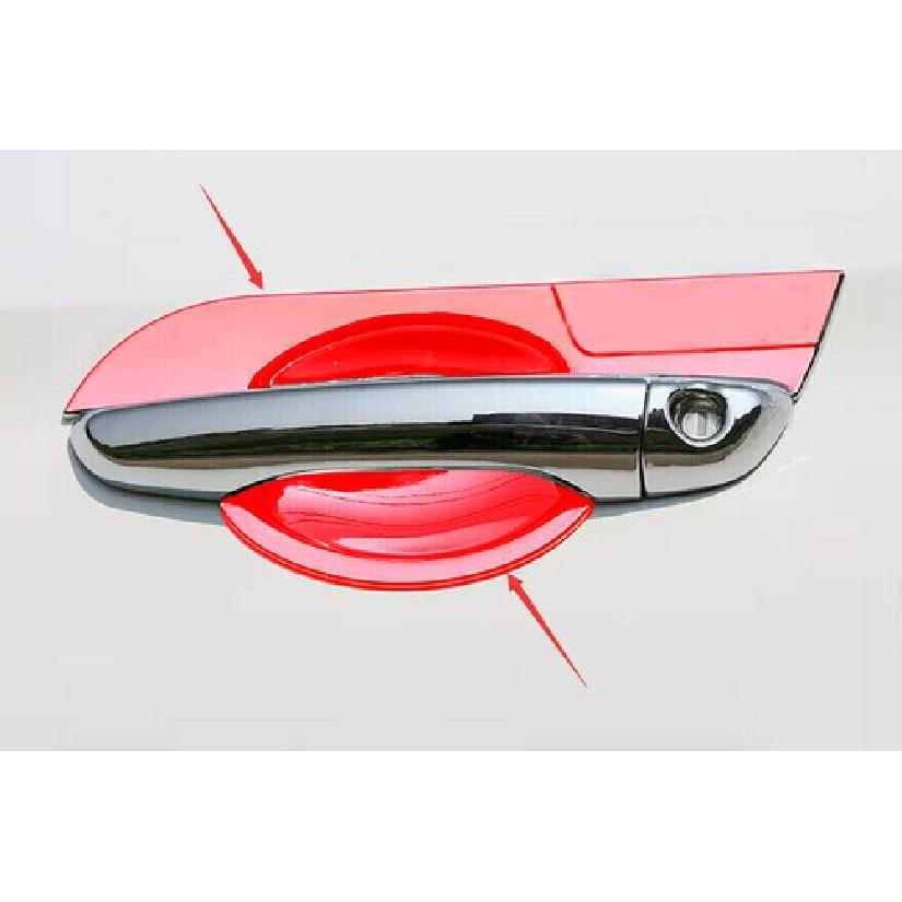 Exterior Side Door Bowl Frame Cover 4* For Hyundai Elantra 2017- Bright Red