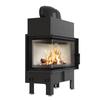 Steel fireplace KRATKI FLOKI M left 10 kW Ø 200