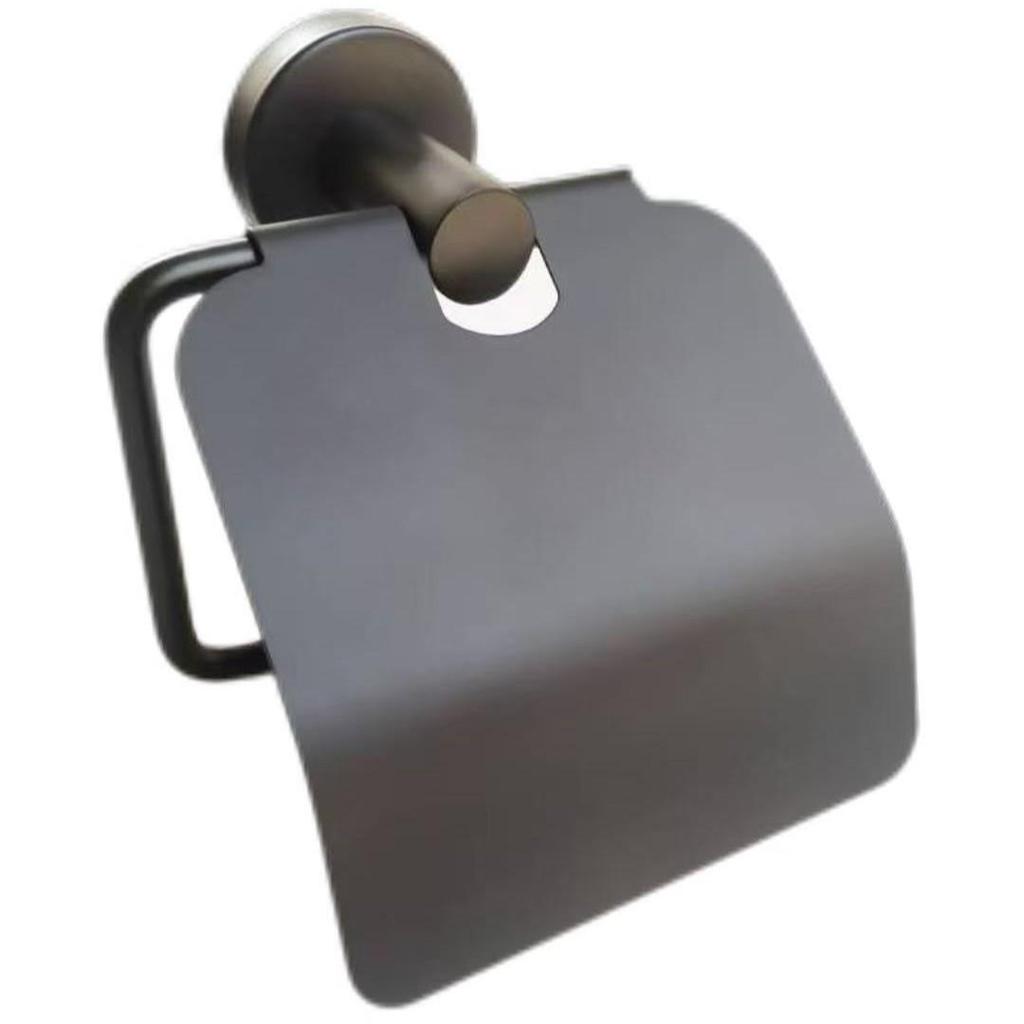 Punch-Free Wall-Mounted Stainless Steel Toilet Paper Holder for Hotels