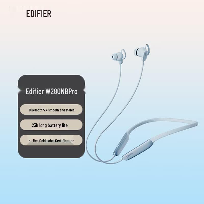 EDIFIER W280NB Pro ANC Bluetooth Neckband Headphones
