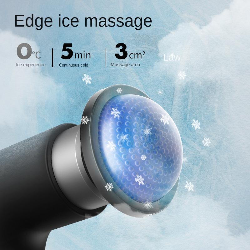 New Electric Powerful Percussive Mini Hot and Cold Massage Gun Muscle Relaxation Home Portable Gym Use Fascial Massager Gun