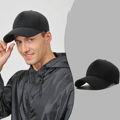 Einfarbige Big Head Outdoor Herren Baseballmütze Frühling Sommer Sonnenschutzmütze