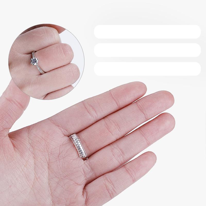 4Pcs/bag BP Spring Invisible Ring Adjustment Fine Round Wire Accessorie
