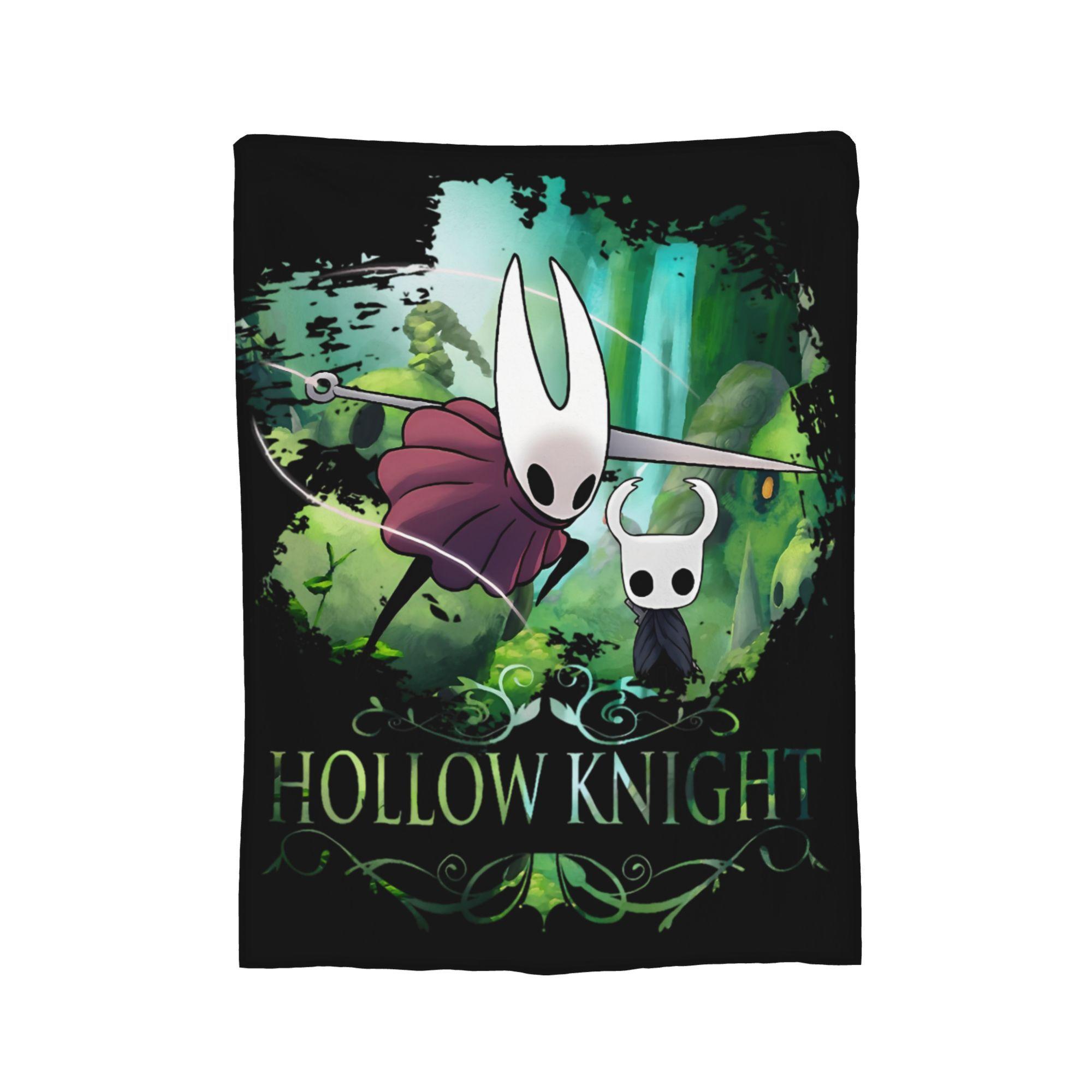 Плед Hollow Knight Silksong Хорнет Флисовый с принтом   Многофункциональный Супер Мягкий Плед для Кровати Машины Покрывало 30x40in