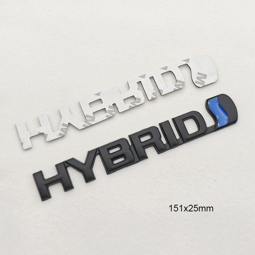 

3D Metal Hybrid Logo Emblem Trunk Badge Fender Sticker Decal For Toyota Prius Camry Corolla Rav4 Yaris Car Styling Accessories