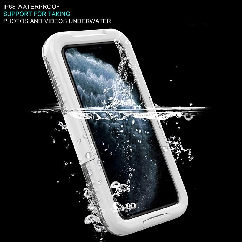 IP68 Waterproof Mobile Phone Case for iPhone 17 Pro Max Samsung S26 Ultra Water Proof Cover for Phone Under 6.9 Inch