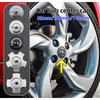 Fsdf4 4pcs 53mm 100mm 110mm Car Wheel Center Hub Caps Cover Emblem For Astra Insignia Mokka Zafira Corsa Vectra Antara Meriva