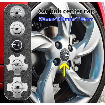 AAAEZ1 4pcs 53mm 100mm 110mm Car Wheel Center Hub Caps Cover Emblem For Astra Insignia Mokka Zafira Corsa Vectra Antara Meriva