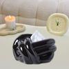 Taschentuchbox Keramik mit künstlerischer Knotenform Moderner Stil Taschentuchhalter Dekoration für Zuhause Taschentuch