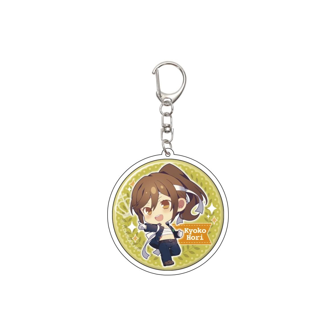

55MM Anime Horimiya Keychain Hori Kyōko/Miyamura Izumi/yoshikawa Yuki/Kōno Sakura Key Chain Acrylic Model Plate Christmas Gifts 55mm