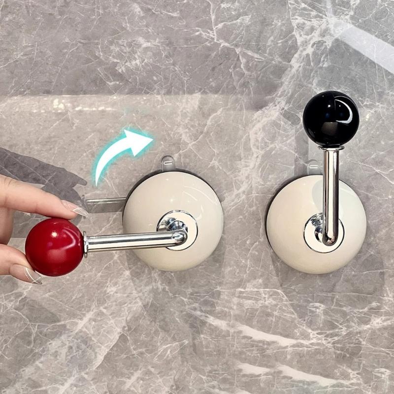 Quick Install Waterproof Adhesive Hook Wall Hook for Home Organization Bathroom Kitchen Use