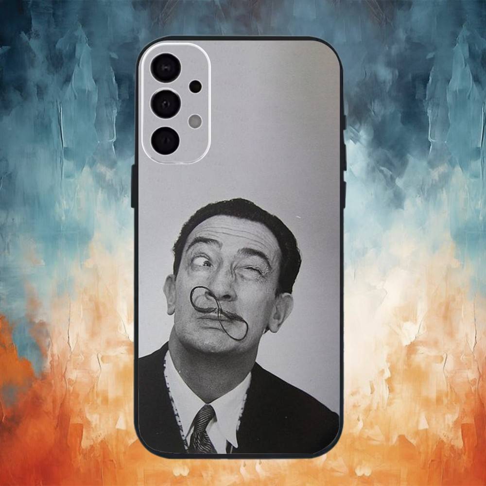 Salvador Dali Art phone Case For Samsung S26,25,24,21,22,23,30,20,Ultra,Plus,Fe,Lite Black Soft Cover Samsung S21fe