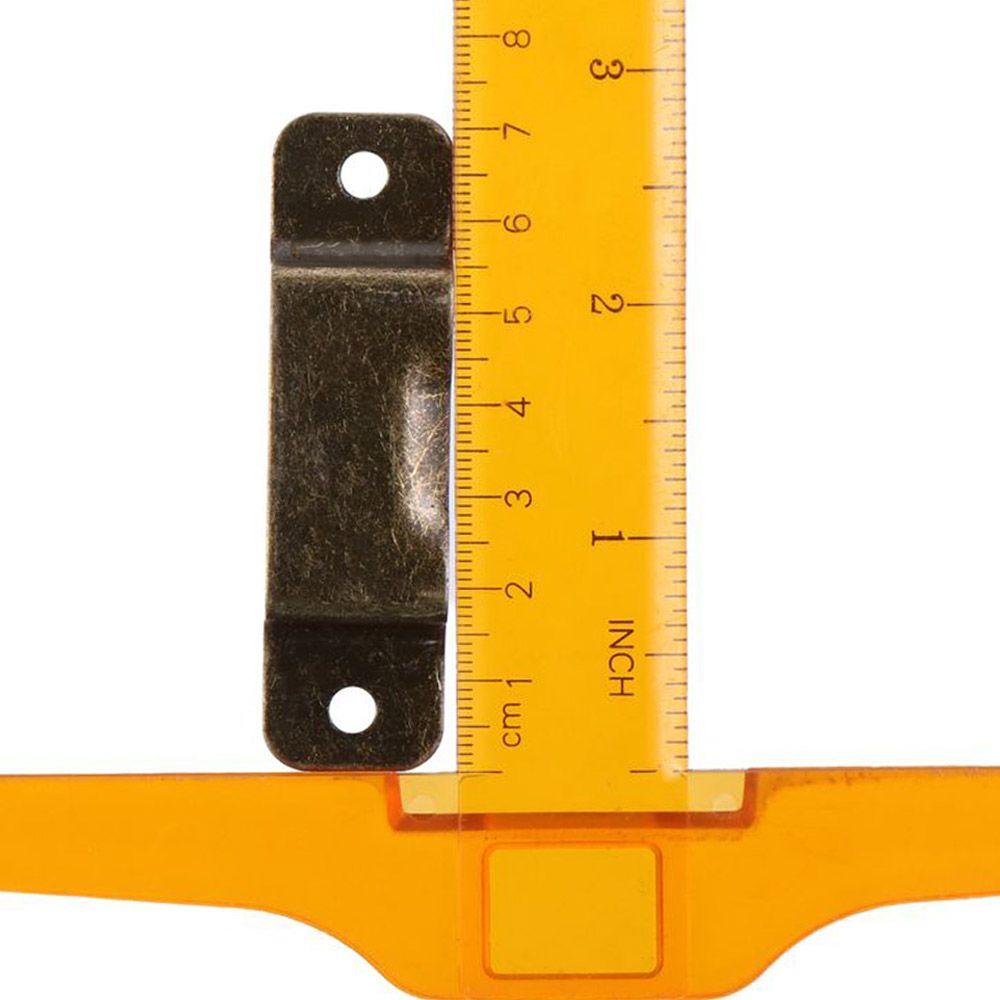 4 Set Leather Pocket Metal Tape Measure Clip Bronze Holder Clips Rivets Tool