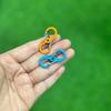 Zipper Clips Theft Camping Carabiner with Lock S Type Keychain Hook -Theft for Backpacks, Purses