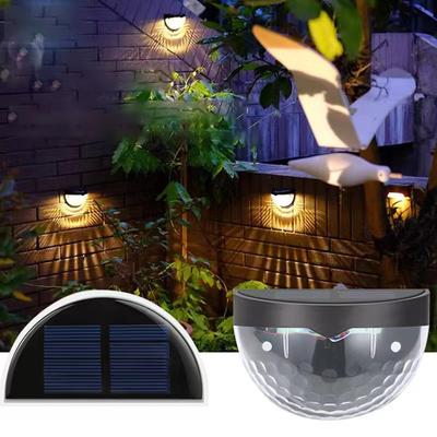 6Pack LED Solar Light Outdoor Wall Lamps Energy Garden Lamps Waterproof Solar Fence Lamp Christmas Decoration Festoon Led Light