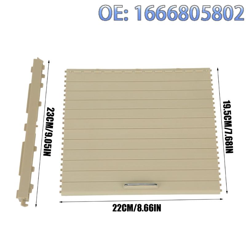 Vehicle Cup Area Insert Panel ABS Console Storage Tray 1666805802 for Commute Use and Cabin Order Plus Care
