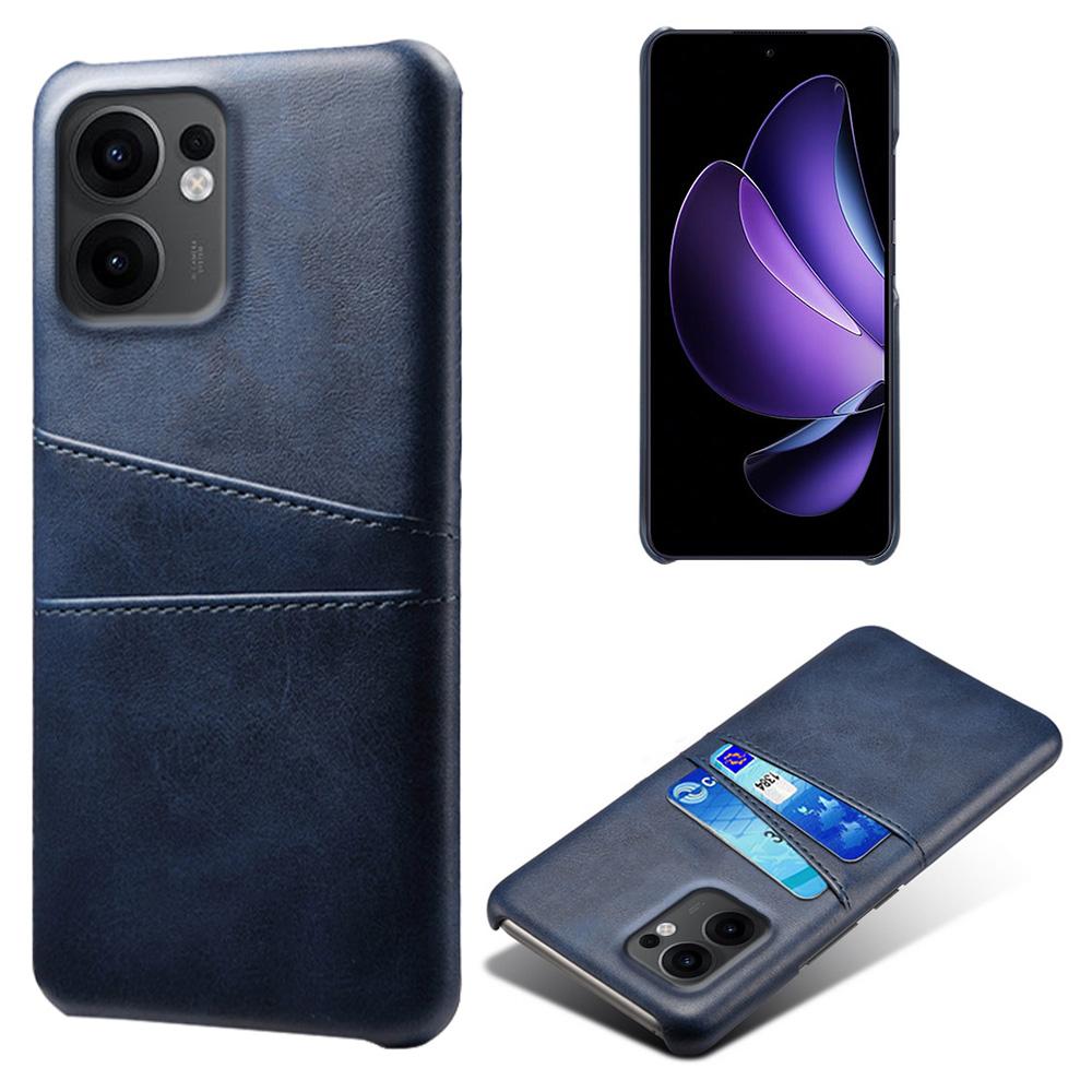 For Oppo Reno13 F 5G Case Dual Card Slots PU Leather+Hard PC Phone Cover