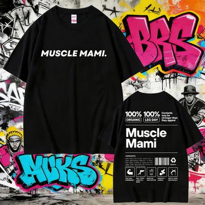 2025 Summer Dance Mom Gym Pump Cover Tshirt Male Casual Oversized Men Women Funny Fitness 100% Pure Cotton Printed T-shirt Y2k