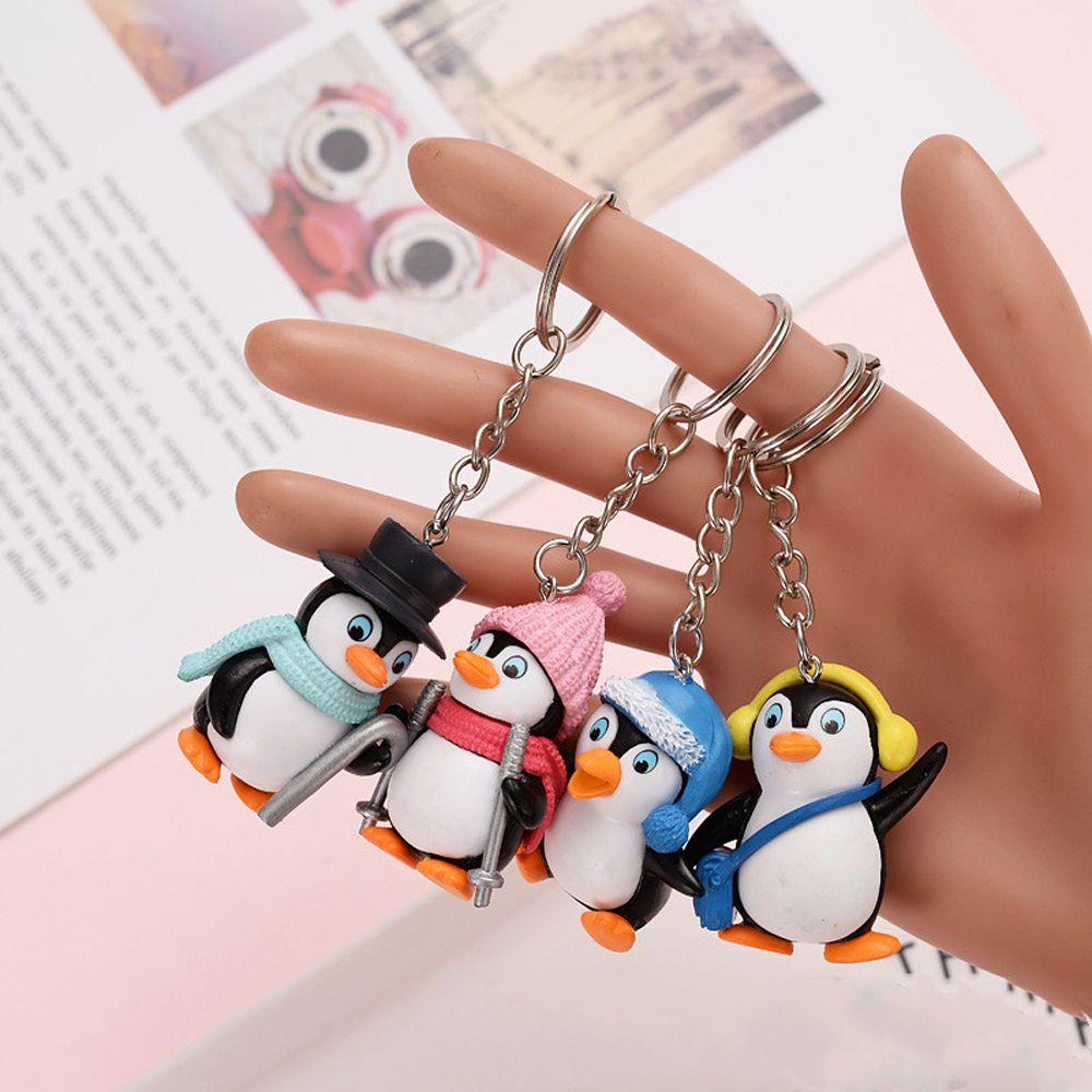 Pendant Winter Penguin Key Chain Penguin Keyring Penguin Doll Pendant Cute Penguin Keychain