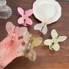 Stunning 2024 Summer Collection Acetate Hair Claw Clip With Colorful Bow Design
