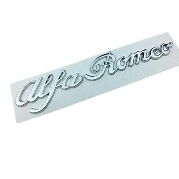 

Металлические наклейки на автомобиль, наклейки на кузов с микро-главой о личности, наклейки на заднее стекло автомобиля для Alfa Romeo 155 159 MYTH Juliana GT 147 серебряный