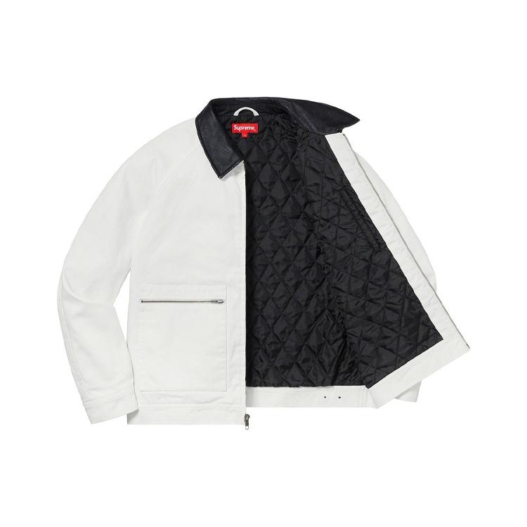 Supreme FW20 Week 9 Leather Collar Work Jacket 'Multicolor' Men's SUP-FW20-228