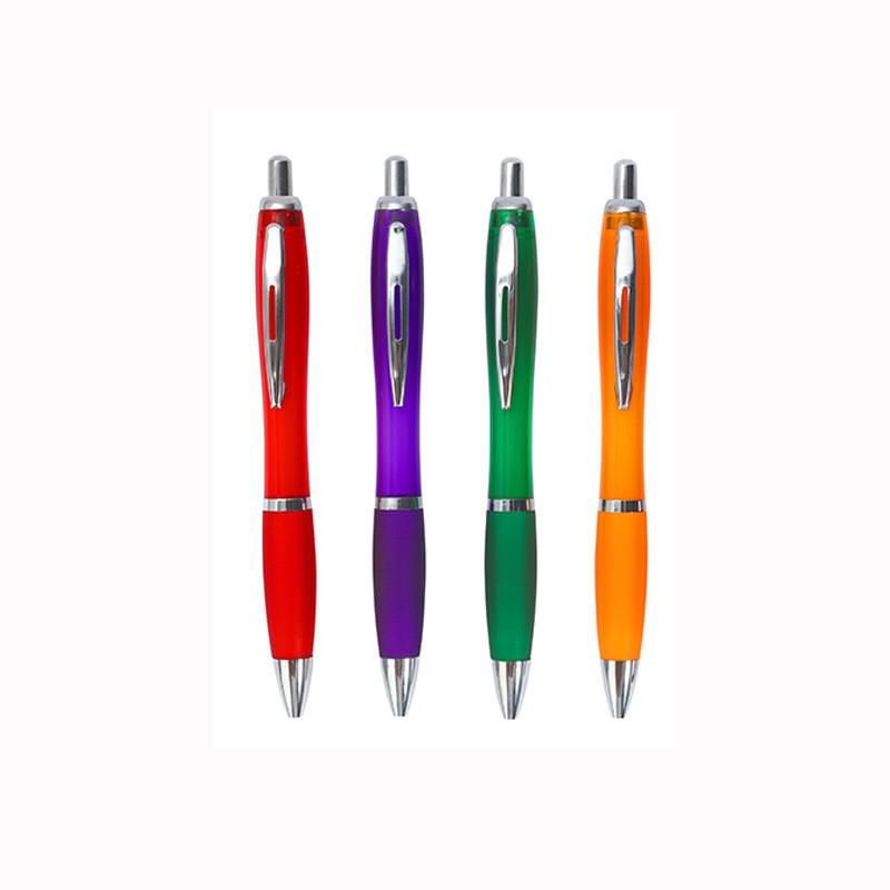 Персонализированная многоцветная шариковая ручка-клик для офиса и конференций Bullet Type 1.0