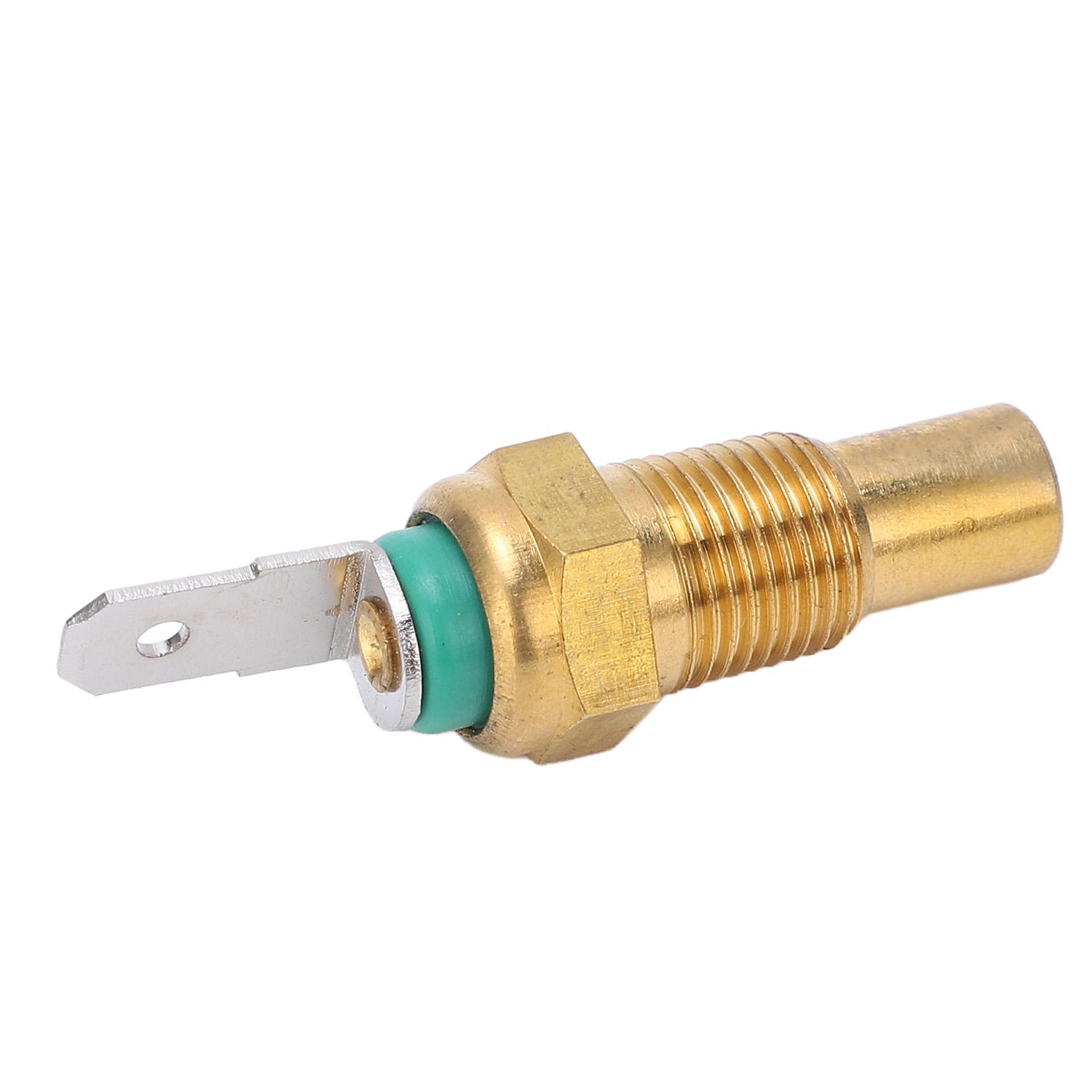 

Water Temperature Sensor Brass Water Temperature Detection Transducer Replacement for KATO HD2045 3 Excavator