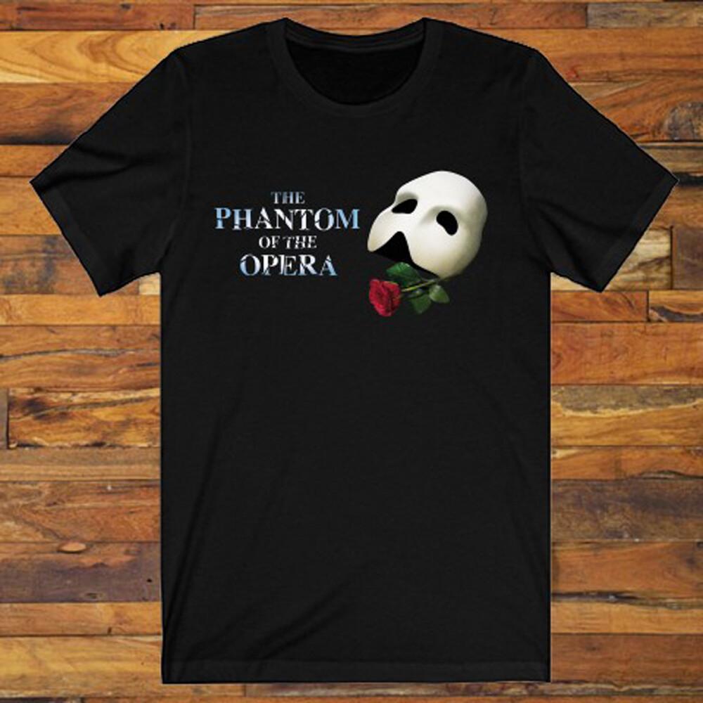 Phantom of The Opera Broadway Musical Show Mens Black T-Shirt S-5XL S