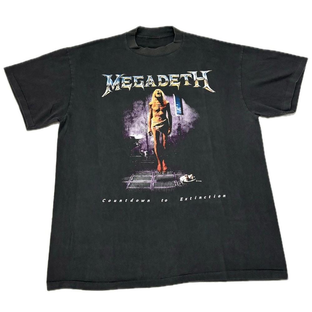 Nové 1992 Megadeth Metal Countdown To Extinction Unisex S-5Xl Tričko Ss2373