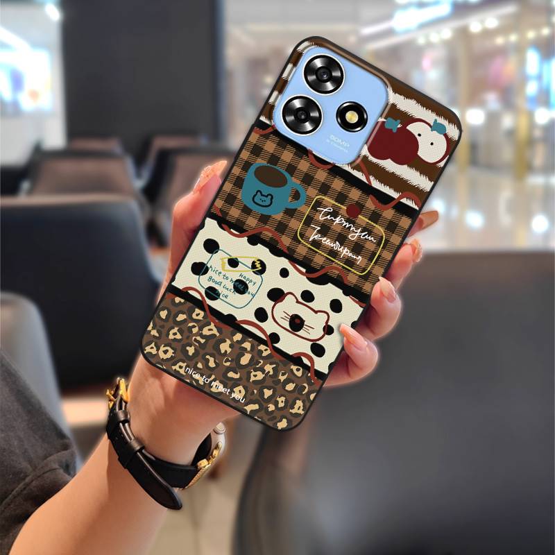 Cartoon Soft Case Phone Case For ZTE Blade A73 4G/V50 Smart/V50 Design 4G/Axon50Lite Dirt-resistant Phone Pouch Cute TPU