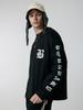 BOUNDARY Pocket Lettering T-Shirts Bk_B253Psm005