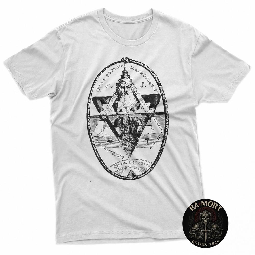

Hermeticism As Above So Below Graphic Tee Shirt Occult Esoteric TShirt Unisex T-Shirt XXXXL