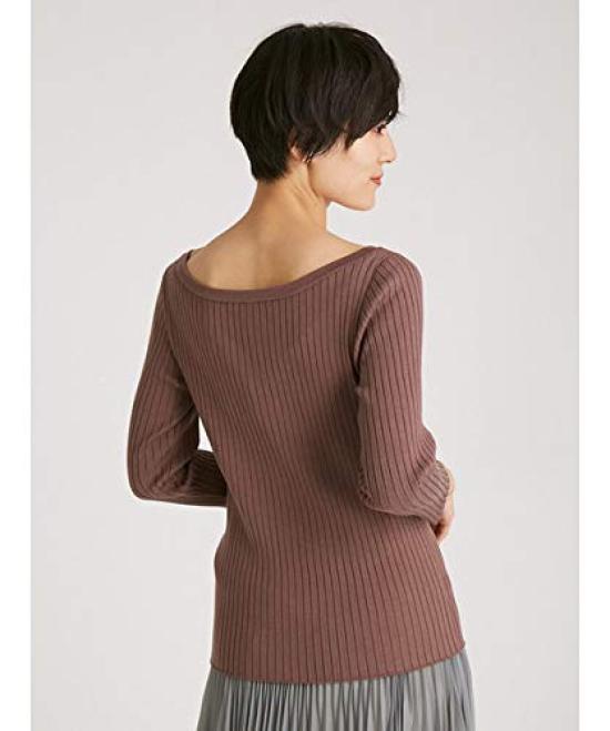FRAY Boat Neck Rib Knit FWNT211906 MOC F I.D. Women's 2-Way