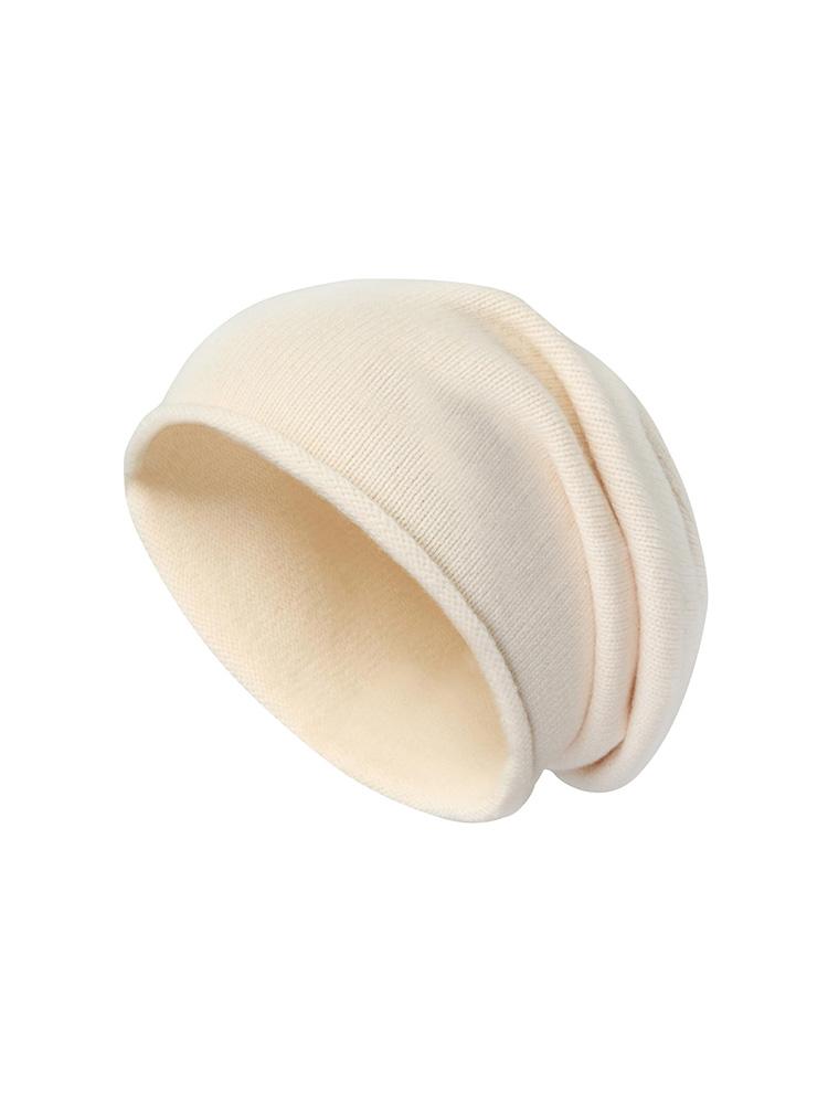 Beanie Hat Slouchy Flipped Soft Knitted Cap Warm Outdoor Hiking Winter Hat Casual Bonnet Hat Fashion Lightweight Comfortable