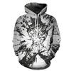 Spring And Autumn Casual Animation Sweater Dragon Ball 3D Digital Printing Hooded Pullover Sweater