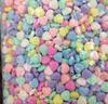 TX53 100pcs 9mm Mix Cream Color Acrylic Beads Exquisite Crafted Handmade Flower Geometry Necklace Pendants Material Jewelry
