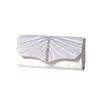 Luxury Envelope Evening Clutch Bag New Bright Grain Wrinkle Textured Long Hardware Shoulder Bag Wedding Handbag for Wedding Bag