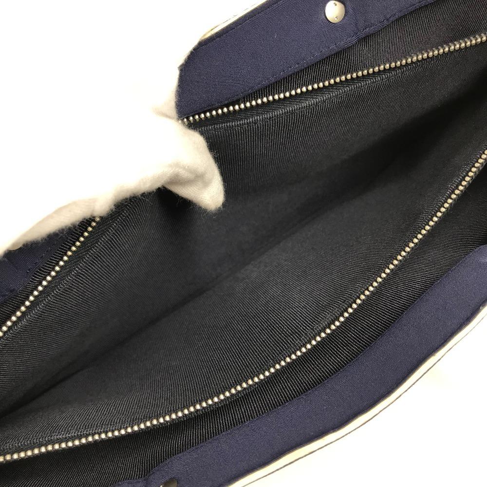 CHANEL Bag Tote Bag Hand Bag polyamide Navy/Silver