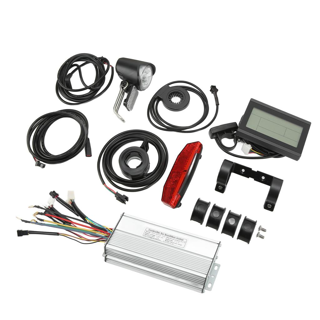 Electric Bike Conversion Kit LCD3 Meter 30A Sine Waving Control System for 48V 1000W Motor