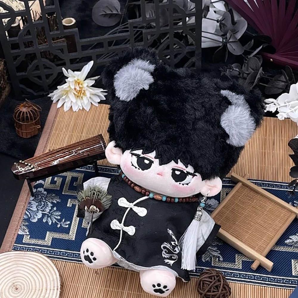 AXLUCE Plush Clothes - Plush Clothes for 20cm Doll (Black)