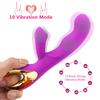 G Spot Rabbit Vibrator For Women 10 Vibrating Clitoris Stimulator Powerful Dildo Vagina Massager Sex Toys for Couple Pleasure