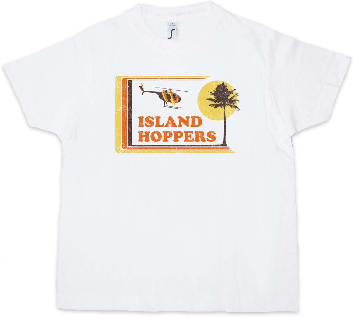 ISLAND HOPPERS HAWAII Kids Boys kids boys T-Shirt Tom TV Selleck Thomas Retro Magnum 100