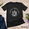 Heavy Meditated T Shirt Meditation Flower