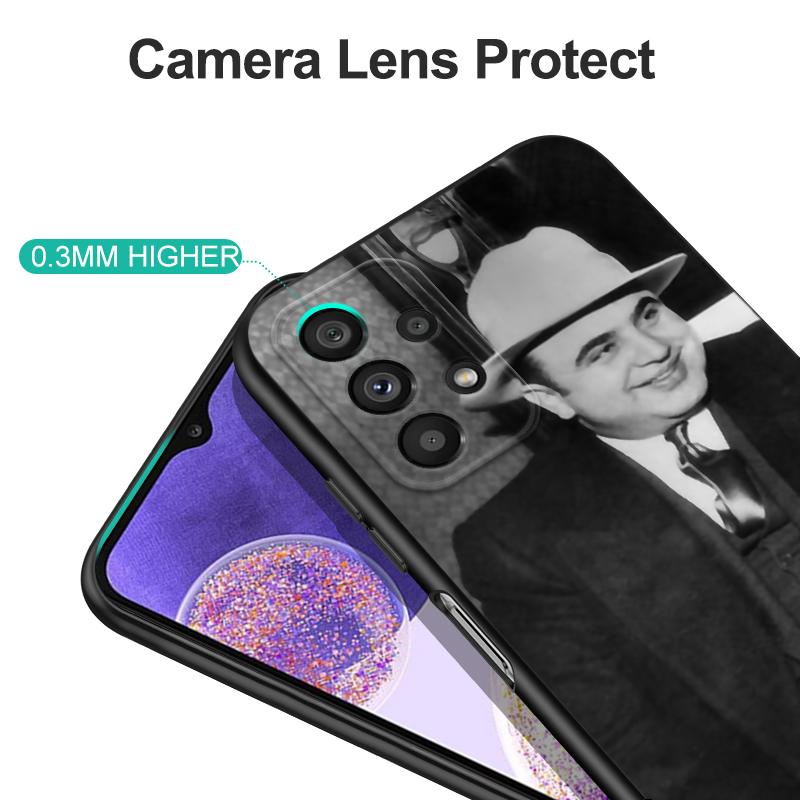 Custodia Nera in TPU per Samsung galaxy M53 M13 M62 A12 A22 A32 A42 A52 A72 4g 5g A20S cover posteriore El Chapo