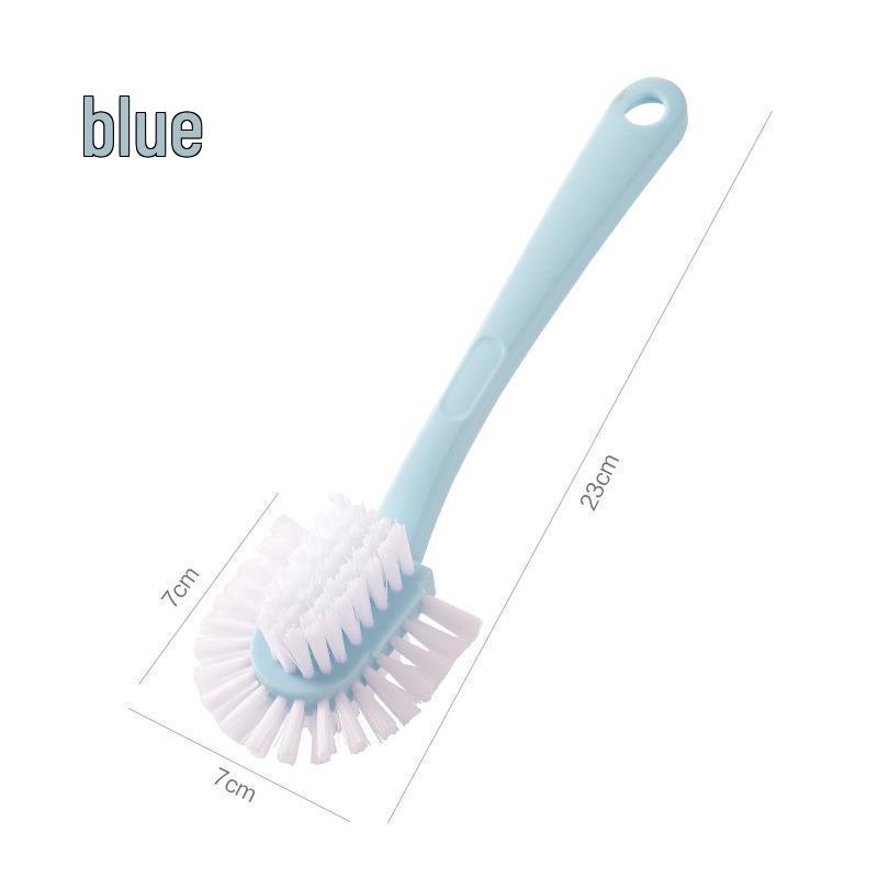 Five-Sided Multi-Surface Shoe & Laundry Brush - Stiff Bristles, Gentle on Clothes & Shoes, Long Handle, Multi-functional.