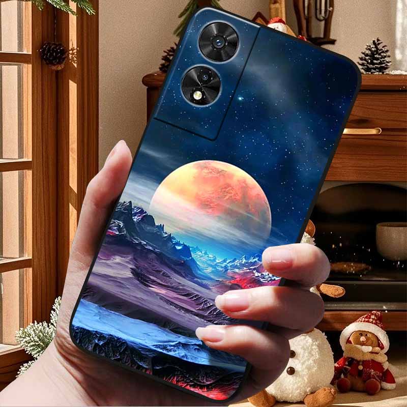 For TCL 505 Case Soft TPU Silicone Back Cover for TCL 505 Phone Case Lovely Painted Cat Etui Coque Funda for TCL505 Shell Cool