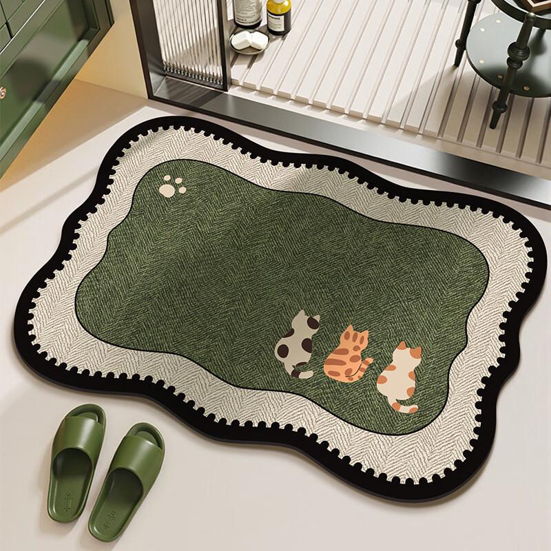 Ancient Style Diatomaceous Earth Bathroom Mat