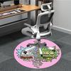 Tappeto Rotondo da Ufficio Rick e Morty, Antiscivolo, Morbido e Durevole, per Decorazione d'Interni, Perfetto per Ufficio, Bella Decorazione