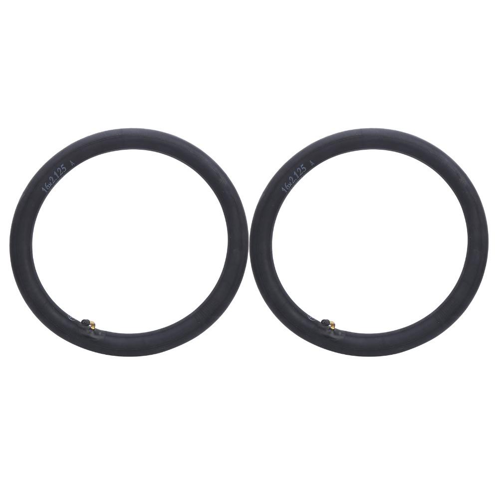 2PCS 16x2.125 Inner Tube Butyl Rubber Bicycle Inner Inner Tube Replacement  Tire Repair